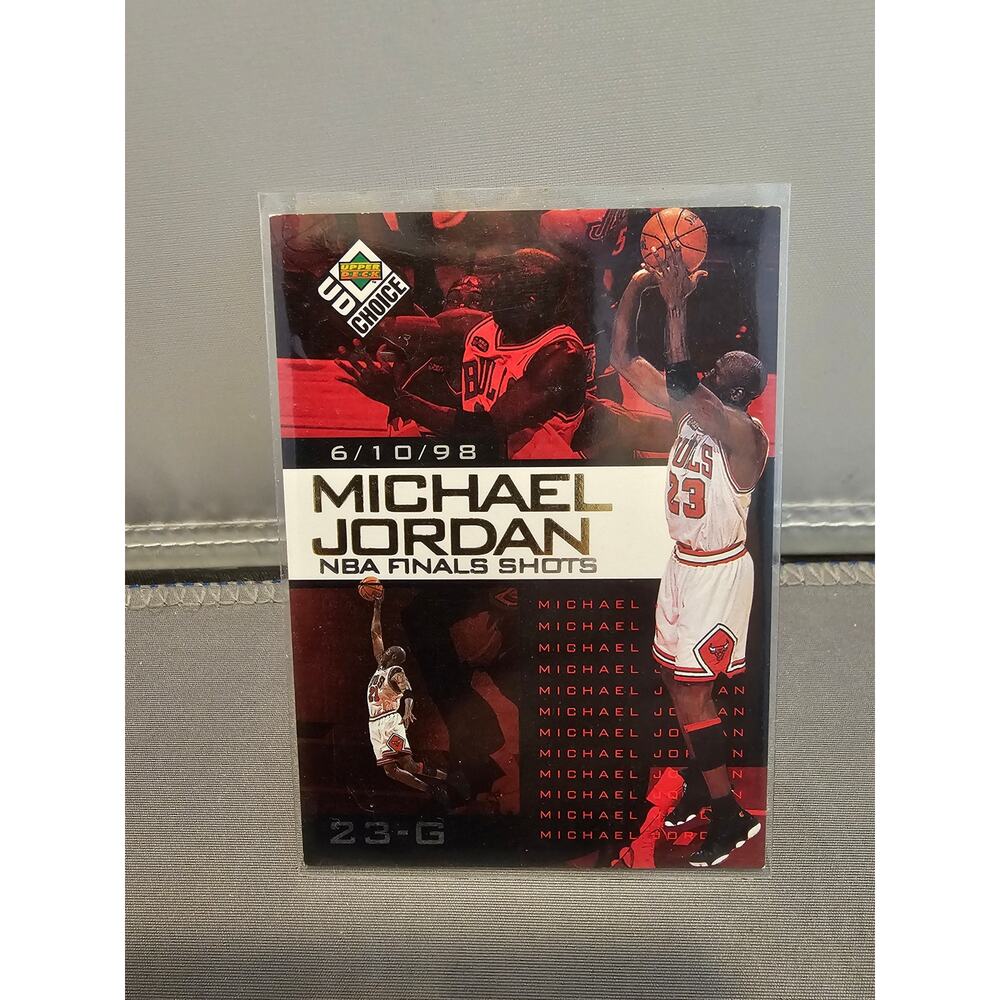 Michael Jordan 1998-1999 Upper Deck #4 - Finals Shots - Chicago Bulls - NBA